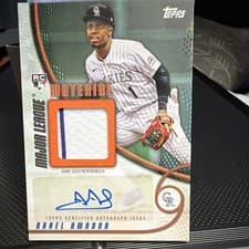 2025 Topps Update Major League Material Autographs Adael Amador #MMAU-AA card
