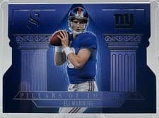 Eli Manning 2025 Panini Silhouette Pillars of the Game card
