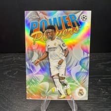 Vini Jr. 2025 Topps Chrome UEFA Power Players card