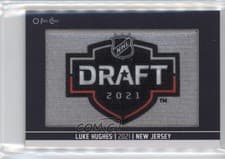 2024-25 O-Pee-Chee First Round Draft Patches Luke Hughes #DP-11 card