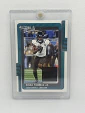 Brian Thomas Jr. 2025 Donruss Donruss Threads card