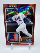 2026 Topps Real One Relics Francisco Lindor #123 card