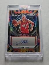 2024-25 Panini Obsidian Scorched Signatures Jason Kidd #SS-KID card