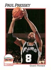 Paul Pressey 1991-92 Hoops Base Set card