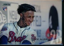 Ozzie Albies 2018 Stadium Club card