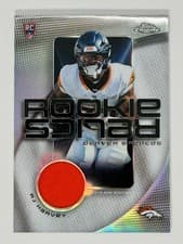 2025 Topps Chrome Rookie Relics RJ Harvey #RR-RH card