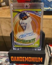 2025 Finest Moments Autographs Vladimir Guerrero Jr. #FMA-VG card