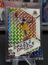 2024-25 Panini Mosaic Razzle Dazzle LeBron James #10 card