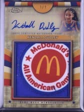 Kendall Dudley 2024 Topps Chrome McDonald's All-American Golden Patch Autographs card