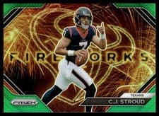 2023 Panini Prizm Fireworks C. J. Stroud #F-10 card