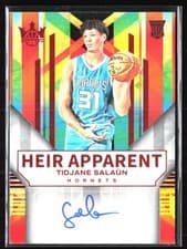 2024-25 Panini Court Kings Heir Apparent Autographs Tidjane Salaun #HA-TID card