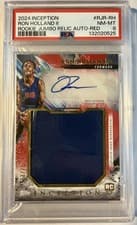 2024-25 Topps Inception Rookie Jumbo Relic Autographs Ron Holland II #RJR-RH card