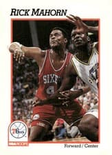 Rick Mahorn 1991-92 Hoops Base Set card
