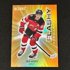 2025-26 Upper Deck Allure Flashy Forwards Jack Hughes #FF-15 card