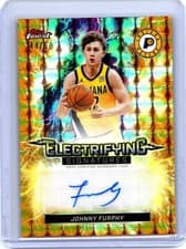 2025-26 Finest Electrifying Signatures Johnny Furphy #ESG-JF card