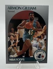 1990-91 Hoops Base Set Armon Gilliam #54