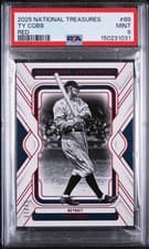 Ty Cobb 2025 Panini National Treasures card