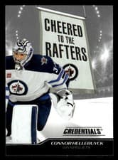 2024-25 Upper Deck Credentials Cheered to the Rafters Connor Hellebuyck #CR-CH card
