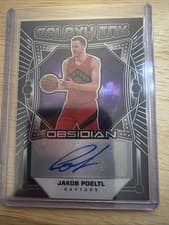2024-25 Panini Obsidian Galaxy Ink Jakob Poeltl #GI-JPT card