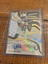 2025 Panini Revolution Revolution Signatures Adonai Mitchell #16 card