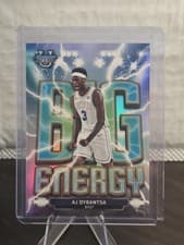 2025-26 Bowman University Best Big Energy AJ Dybantsa #BE-4 card