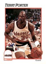 Terry Porter 1991-92 Hoops Base Set card