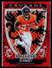 2025 Panini Rookies & Stars Crusade RJ Harvey #26 card