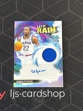 2025-26 Bowman University Best Let It Rain Relic Autographs Darryn Peterson #LR-DP card