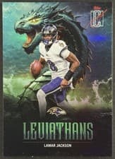 2025 Topps Signature Class Leviathans Lamar Jackson #L-3 card