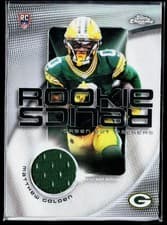 2025 Topps Chrome Rookie Relics Matthew Golden #RR-MG card