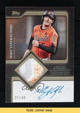 2025 Topps Update Autograph Patch Mike Yastrzemski #TFAP2-MY card