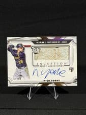 2025 Topps Inception MLB First Milestone Autograph Relics Nick Yorke #FMAR-NY card