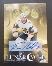 2025-26 SkyBox Metal Universe Lunar Cycle Auto Tomas Hertl #LC-11 card