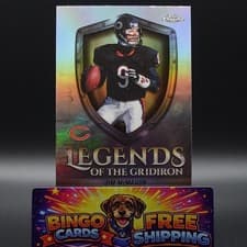 2025 Topps Chrome Legends of the Gridiron Jim McMahon #LOG-5 card