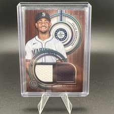 2025 Topps Tribute Single-Player Dual Relics Julio Rodríguez #DR-JR card