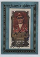2024 Topps Allen & Ginter X Framed Mini Non-Baseball Autographs Myke Towers #MA-MTO card