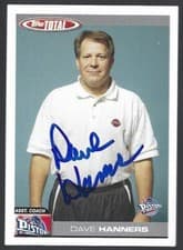 Dave Hanners 2004-05 Topps Total Base Set card