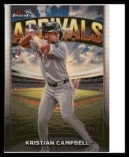 2025 Finest Arrivals Kristian Campbell #A-24 card