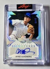 2025 Leaf Spectacular Baseball Spectacular Signatures Ryne Sandberg #S-RS1 card