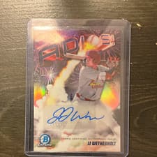 2025 Bowman Chrome Adios Autographs JJ Wetherholt #AAV-JJW card
