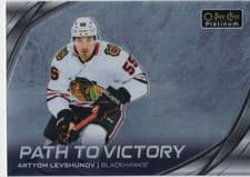 2025-26 O-Pee-Chee Platinum Path to Victory Artyom Levshunov #PV-25 card