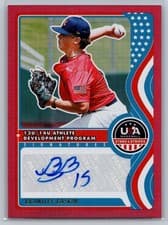 2025 Panini Stars & Stripes 13U/14U National Team Signatures Brantley Baskin #NTS-BB card