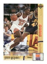 Xavier McDaniel 1991-92 Upper Deck Base Set card
