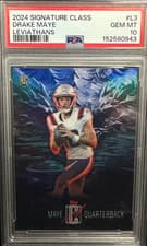 2024 Topps Signature Class Leviathans Drake Maye #L-3 card