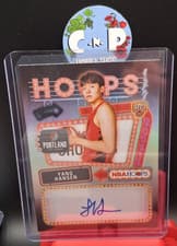 2025-26 NBA Hoops Hoops Rookie First Signs Yang Hansen #HFS-YH card