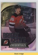 2025-26 Upper Deck Credentials Bright Cellys Jack Hughes #BC-1 card