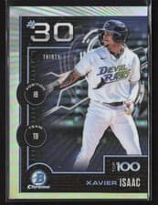 2025 Bowman Bowman Scouts Top 100 Xavier Isaac #BTP-30 card