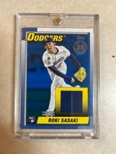 2025 Topps Update 1990 Topps Baseball Relics Roki Sasaki #90RU-RS card