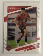 Pedri 2021 Panini Donruss Road to Qatar card