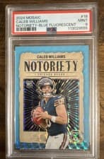 Caleb Williams 2024 Panini Mosaic Notoriety card
